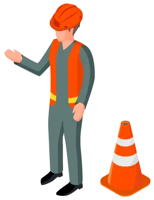 作業中のスタッフイラスト 1