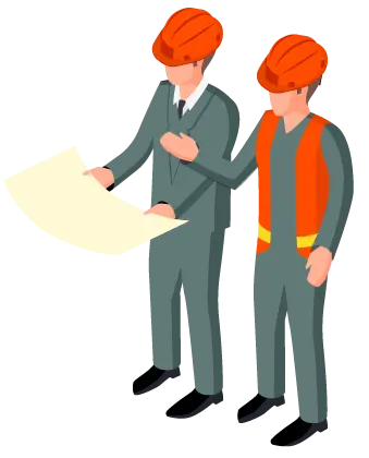 作業中のスタッフイラスト 2